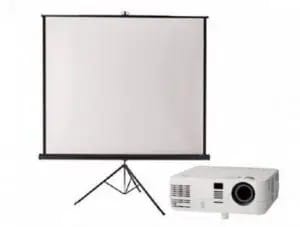 Projector Dengan Layar 70″